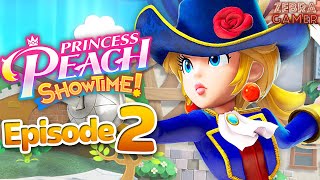 Princess Peach Showtime  Gameplay Walkthrough Part 2  Swordfighter Peach Floor 2 100 [upl. by Keener581]