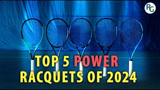 Top 5 Tennis Racquets For Power In 2024  RacquetGuys [upl. by Konopka]