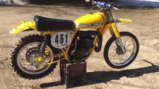 Yamaha Vintage 1974 SC500 [upl. by Ivetts262]