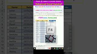 How to Calculate MonthWise Sales in Excel Using SUM IF and TEXT Formulas shortsfeed exceltips [upl. by Lahcim]