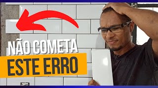 NÃO COMETA ESTE ERRO Ao Instalar Revestimento Metro White Na Cozinha [upl. by Ennazor406]