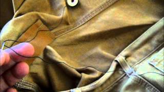 Carhartt repair TIMS SEWING VIDEO [upl. by Goldenberg]