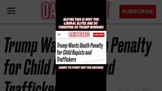 Reason for Trump Derangement Syndrome tds deathpenalty protectthechildren libs sick [upl. by Wyatt423]