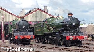 4079 quotPendennis Castlequot steams  Didcot Railway Centre  Bank Holiday Steam Up 28082021 [upl. by Gerome]