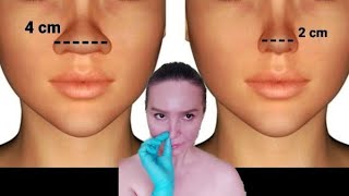 How To Reshape Sharpen and Slim Down your Nose  Exercises and Massage for Nose [upl. by Cornall]