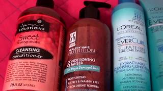 Wen cleansing conditioner alternatives Renpure Salon Grafix Loreal Evercurl [upl. by Niassuh]