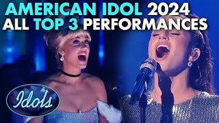 ALL AMERICAN IDOL TOP 3 PERFORMANCES 2024  Idols Global [upl. by Blake]