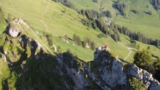 Bregenzerwald Wanderung Über den Hasenstrick zur Winterstaude  kurzer alpiner Steig [upl. by Sirraj828]