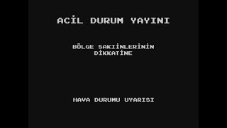 Acil Durum Uyarısı [upl. by Coffee]