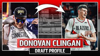 Could This Potential 1 Pick Fall to Portland  Donovan Clingan Draft Profile [upl. by Ahtanaram371]