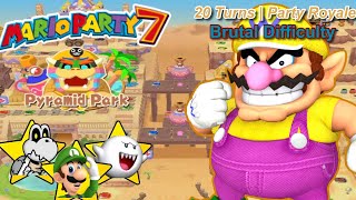 Mario Party 7  Episode 3  Pyramid Park Brutal [upl. by Ahpla935]