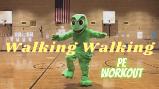 PhysEdZone “Walking Walking” FitnessDance PE Workout  Brain Break [upl. by Deana]