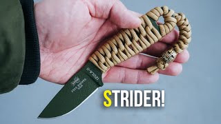 Esee Izula 360 Strider Knife Paracord Handle Wrap w Beaded Lanyard  TUTORIAL [upl. by Nahrut396]