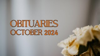 OBITUARIES NEWS FOR THE MONTH OF OCTOBER 2024  IBPS  CURRENT AFFAIRS  DPLabs [upl. by Thedrick]