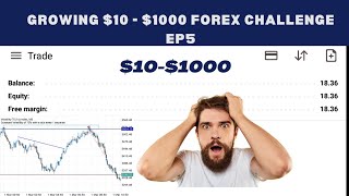 GROWING 10  1000 FOREX CHALLENGE EP5 [upl. by Moorefield]