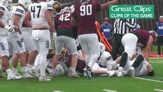 102823 HIGHLIGHTS Bemidji State 38 UMD Football 31 [upl. by Ainwat]