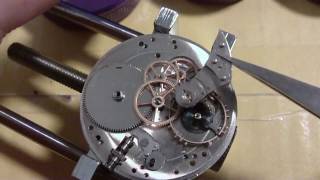 How I take apart a pocket watch Hamilton 916 [upl. by Malanie664]