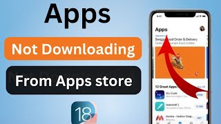 Apps Not Downloading From App store ON iphone after ios 18 update [upl. by Alracal]