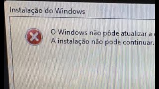 O windows não pôde atualizar a configuração de inicialização do computador A instalação não pode [upl. by Wahkuna]