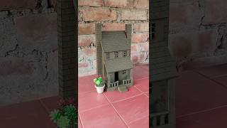 Miniature clay house making 🏠 ll clayhouse mudhouse [upl. by Aidan717]