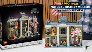 The biggest LEGO modular building revealed  10326 Natural History Museum preview [upl. by Cadmar127]