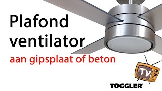 Zo monteer je jouw ventilator aan gipsplaat of beton [upl. by Nidraj]