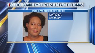 Fake diplomas transcripts scheme lands Caddo Parish Schools employee behind bars [upl. by Shannon]