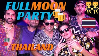 FULL MOON PARTY AT KOH PHANGAN THAILAND [upl. by Dibb]