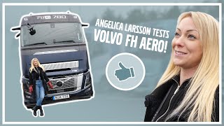 Volvo Trucks – Angelica Larsson tests Volvo FH Aero [upl. by Tekla161]