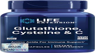 Life Extension Glutathione Cysteine amp C Antioxidant Supplement with Vitamin C Review [upl. by Airrehs744]