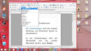 OpenOffice org Feldbefehle wie Datum Uhrzeit Autor Seitennummerierung einfügen [upl. by Misti672]