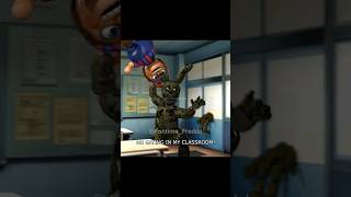 Springtrap virou professor Dublado PTBR fnaf springtrap balloonboy dublagem humor shorts [upl. by Aicilihp]