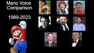 Super Mario Voice Comparison 19892023 [upl. by Juna]