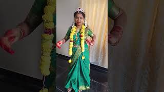 Chudu chudu durga Amma chudu song Vardini beautiful dance ytshorts dance song  reels short [upl. by Hebe869]