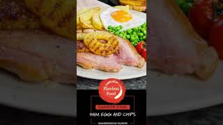 Gammon steak ham egg and chips Shorts [upl. by Ardnod]