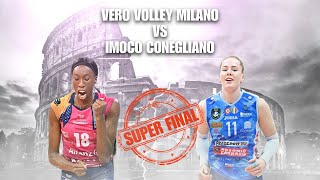 FINAL CHAMPIONS LEAGUE VERO VOLLEY MILANO VS IMOCO CONEGLIANO ‼️ [upl. by Ayar805]