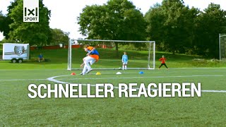 ⚽ FußballTorschussübung für Kinder  FarbenWettschießen  Fußballtraining [upl. by Oiromed554]