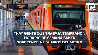 Usuarios solicitan que horario del Metro no se modifique en días festivos [upl. by Rosemare491]