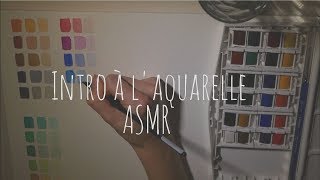 ASMR  Mon matériel daquarelle  nuancier [upl. by Edmonda]