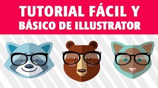 Tutorial fácil y básico de illustrator [upl. by Hillegass434]