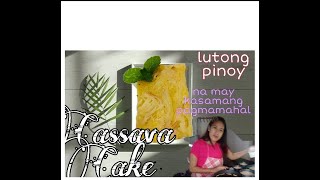 Cassava Cake Recipe [upl. by Annaes599]