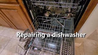 Kitchenaid dishwasher repair [upl. by Assenav]