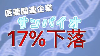 「下落」医薬関係サンバイオがストップ安🇯🇵赤字縮小の決算から今後どーなる？？投資 個別株 nisa 急落 お金 アステラス製薬 [upl. by Anomahs]