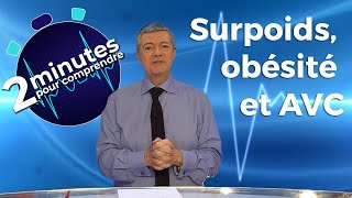 Surpoids obésité et AVC  2 minutes pour comprendre [upl. by Hitchcock]