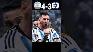 Argentina vs Israel World Cup Final 2026 🥵 football messi youtube shorts [upl. by Yentrac]