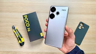 Poco F6 12512GB Titanium  Unboxing amp Setup [upl. by Nolyad]