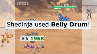 What happens when shedinja uses belly drum [upl. by Meg]