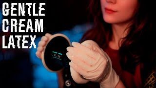 ASMR Ear Massage  Gentle Cream Latex 💎 No Talking [upl. by Aer391]