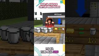 Perjuangan tengetenge untuk belikan susu anaknya shorts roblox minecraft [upl. by Alol655]