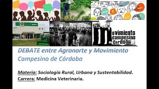 SOCIOLOGÍA RURAL URBANA Y SUSTENTABILIDAD MedVet  Clase DEBATE 14052024 [upl. by Maya572]